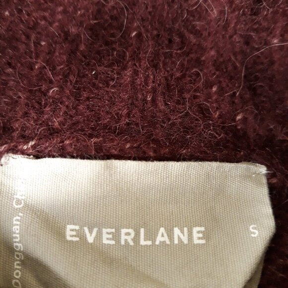 Everlane Merino Wool Alpaca Oversized Turtleneck Sweater S Fisherman Nautical - Picture 7 of 9